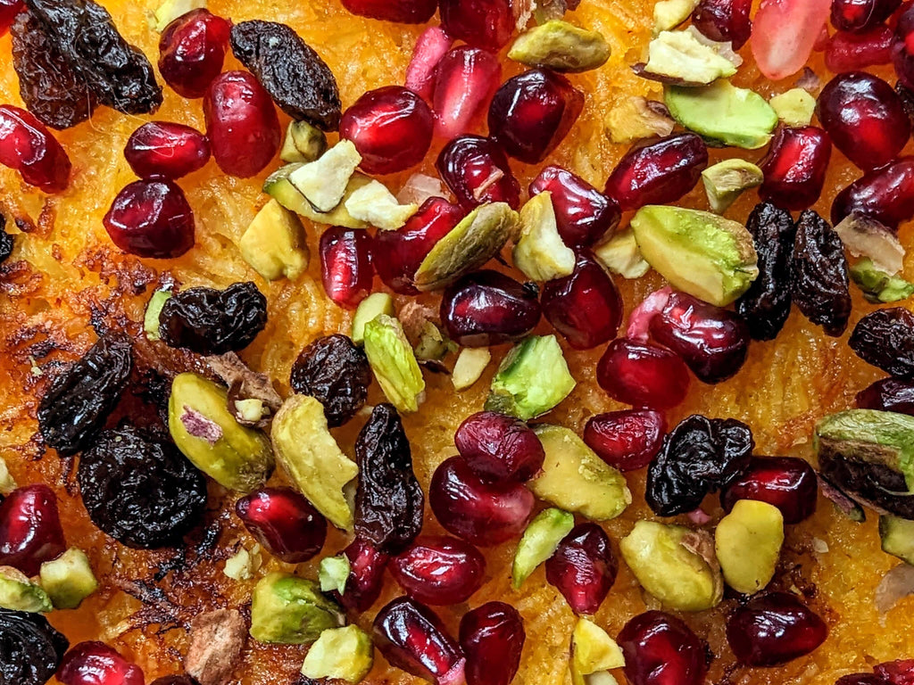 Anar Polo: Pomegranate And Raisin Rice