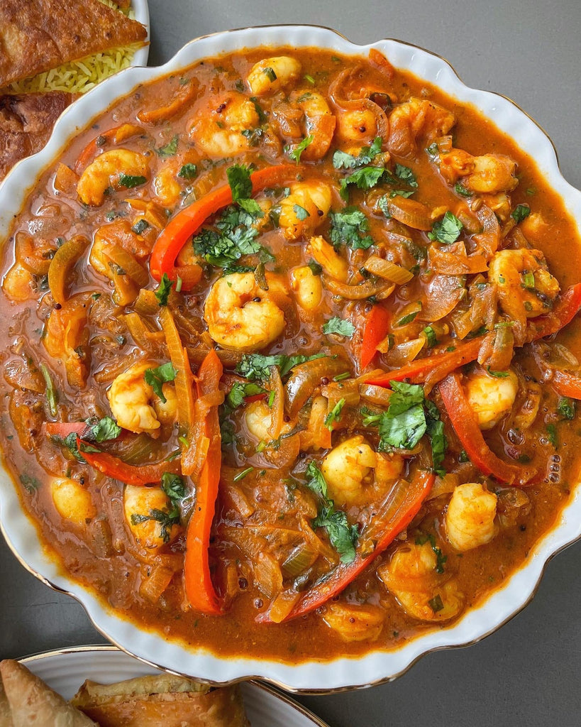 Meygoo Dopiyazeh: Prawn, Pepper And Onion Stew